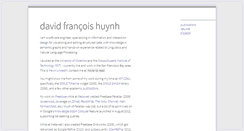 Desktop Screenshot of davidhuynh.net